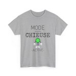 Tee shirt femme mode chieuse activé idée cadeau humour drôle amusant : couleur - sport grey taille - ... Tee shirt femme mode chieuse activé idée cadeau humour drôle amusant : couleur - sport grey taille - ...