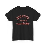 Tee shirt femme râleuse chiante mais adorable - humour et style : couleur - black taille - l Tee shirt femme râleuse chiante mais adorable - humour et style : couleur - black taille - l