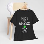 Tee shirt noir unisex mode apéro activé idée cadeau humour drôle amusant homme / femme : couleur - black ... Tee shirt noir unisex mode apéro activé idée cadeau humour drôle amusant homme / femme : couleur - black ...