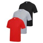 Tee shirt de sport homme just cool respirant neoteric lot 3 - - bleu