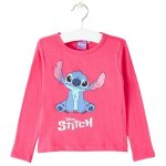 Tee shirt stitch rose fushia disney Tee shirt stitch rose fushia disney