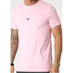 Tee shirt tommy hilfiger est 1985 rose m