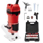 Teeno dfonceuse affleureuse lectrique 800w 31000 rpm avec housse anti poussire affleureuse  bois ...