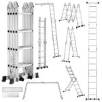 Teeno �chelle t�lescopique 7 - en - 1 58 m ? aluminium a�ronautique 150 kg antid�rapante verrouillage ...