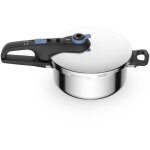 Autocuiseur - tefal - secure trendy p2580402 - 4 l - acier inoxydable - système de sécurité 5 points Autocuiseur - tefal - secure trendy p2580402 - 4 l - acier inoxydable - système de sécurité 5 points