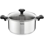 Tefal comfort max faitout 24 cm couvercle verre induction inox haute qualite poignees thermo - isolees ...
