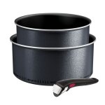 Tefal ingenio solight lot 3pices casseroles induction lger antiadhsif technologie light tech l7239003 ...