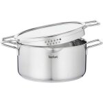 Tefal nordica faitout 20 cm (29 l) en acier inoxydable garanti 10 ans couvercle verre base diffusion ... Tefal nordica faitout 20 cm (29 l) en acier inoxydable garanti 10 ans couvercle verre base diffusion ...
