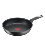 Po�le � frire - tefal - 20 cm - rev�tement titanium anti - scratch - compatible induction - noir