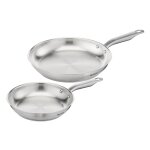 Tefal virtuoso set 2 poles 24 / 28 cm garantie 10 ans acier inoxydable de qualit premium pole induction ...