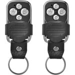 T�l�commande universelle porte de garage 4 boutons 270?433. 92 mhz ? pack 2 (compatible faac / came / ...