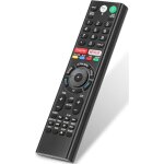 Telecommande gvirtue rmf - tx310u pour sony bravia tv led oled 4k 8k android google tv avec boutons netflix ...