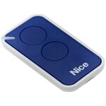 Tlcommande nice era inti2b bleu pour portail et porte de garage