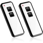 Tlcommande de porte de garage 43392 mhz lot de 2 pour novoferm novotron 502 max43 - 2 512 mix43 - 2 ...