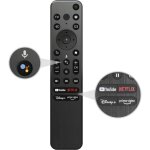 Telecommande sony tv avec commande vocale - compatible smart tv bravia 4k uhd led lcd hd - modele rmf ...