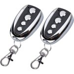 Tlcommande universel lot 2 clonage portail electrique garage ouvre - porte fob 433. 92mhz remplacement ...