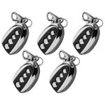 Tlcommande universel lot 5 clonage portail electrique garage ouvre - porte fob 433. 92mhz remplacement ...