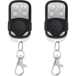 Telecommande universelle portail 2pcs tlcommande garage portail universelle telecommande copieuse pour ...
