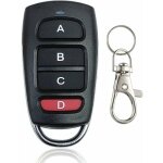 Tlcommande universelle portail et garage 43392 mhz 4 boutons code fixe 1pc