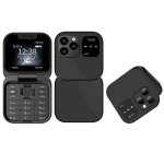 Téléphone à clapet i16 pro double sim 2g - noir Téléphone à clapet i16 pro double sim 2g - noir