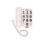 T�l�phone filaire dpofirs � grosses touches pour malentendants et malvoyants