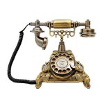 T�l�phone fixe avec carrousel num�rique - t�l�phone � plateau tournant - t�l�phone fixe vintage - couleur ...