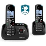 Tlphones fixes duo avec rpondeur amplicomms 1582 + 90db