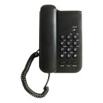 Tlphone fixe filaire noir 134 x 122 cm grandes touches pour seniors label