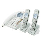 Telephone fixe - pack telephones geemarc telecom - amplidect combi 295 - 2