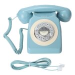 Tlphone fixe rtro ct?8019 design rotatif classique tlphone de bureau filaire  lancienne pour la ...