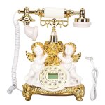 T�l�phone fixe r�tro avec �cran lcd bouton - poussoir de t�l�phone vintage antique � lancienne pour la ...