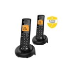 Téléphone sans fil alcatel pack duo e260 noir avec repondeur et fonction blocage appels publicitaires ... Téléphone sans fil alcatel pack duo e260 noir avec repondeur et fonction blocage appels publicitaires ...