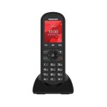 T�l�phone fixe sans fil maxcom mm39d se noir
