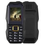 T�l�phone incassable �tanche antichoc antipoussi�re batterie 5800mah �cran 1. 8 pouces noir yonis