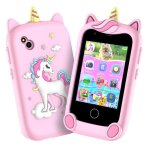 Tlphone jouet enfant de 4 - 10 ans jouet de smartphone avec appel sos musique 17 jeux podomtre camra ...