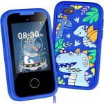 Telephone portable enfant jouet avec �cran tactile de 28? cam�ras apprentissage jouet livre audio musique ...