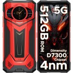 Telephone portable incassable doogee s200 plus 6. 72 pouces + 1. 32arri�re ecran 32 + 512gosmartphone ...