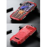 T�l�phone portable incassable ip68 �tanche antichoc batterie 16800mah rouge