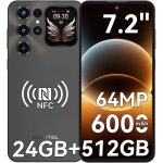 Telephone portable oukitel c68 plus 24go + 512go �cran 7. 2 6000mah smartphone d�bloqu� 64mp t�l�phone ...
