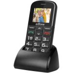 T�l�phone portable pour personnes �g�es - suteo - grandes touches - base de charge - fonction sos - double ...