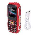 T�l�phone portable senior w2021 de 18 pouces 5800 mah mini t�l�phone portable � trois �preuves avec grand ...