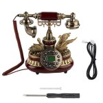 Tlphone rtro vintage  cadran rotatif ligne fixe antique fsk / dtmf bureau maison voiture ip