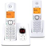 Tlphone sans fil alcatel f530 voice duo - mains libres - rpondeur intgr - rpertoire 50 contacts ...
