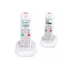 Alcatel telephone sans fil duo dect blanc - xl685duoblanc Alcatel telephone sans fil duo dect blanc - xl685duoblanc
