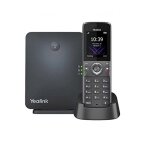 T�l�phone sans fil sip - yealink - w73p - 10 combin�s - noir - fonctionnement multiligne - affichage ...