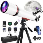 T�lescope aqv 600 / 90mm avec adaptateur smartphone & tr�pied r�glable