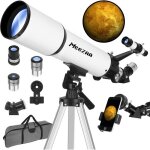 T�lescope astronomique t�lescope 80 / 600mm r�fracteur portable pour enfants et d�butants