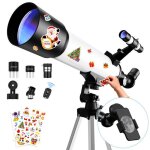 T�lescope astronomique famirosa - ouverture 70mm grossissement 20x - 150x focale 500mm adaptateur de ...