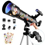T�lescope astronomique famirosa - ouverture 70mm grossissement 20x - 150x focale 500mm adaptateur de ...