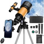 T�lescope astronomique t�lescope astronomique kit 400mm / 70mm hd 200x r�fracteur pour d�butants